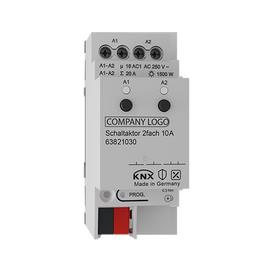 KNX Switching actuator 2gang 10A 