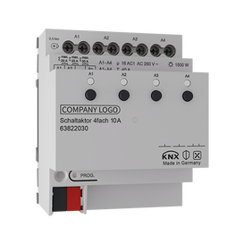 KNX Switching actuator 4gang 10A 