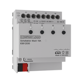 KNX Switching actuator 4gang 16A 