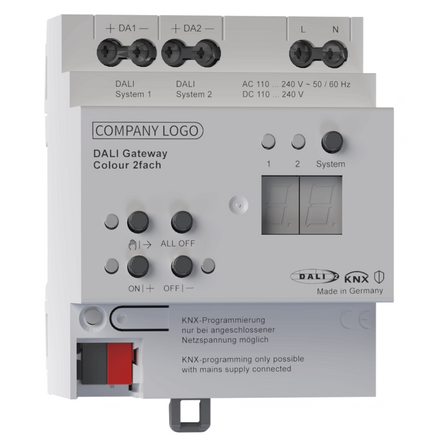 KNX DALI-2 Gateway 2gang Secure