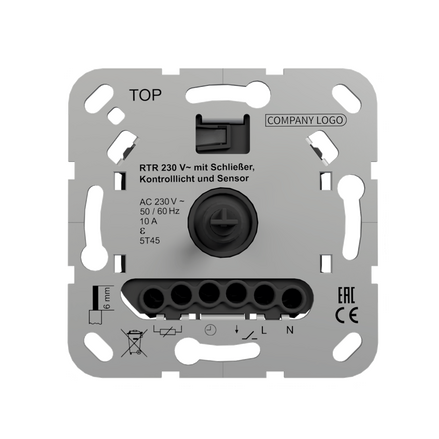 Raumtemperaturreglereinsatz 230V für Fußbodenheizung