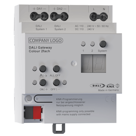 KNX DALI-2 Gateway 2gang Secure